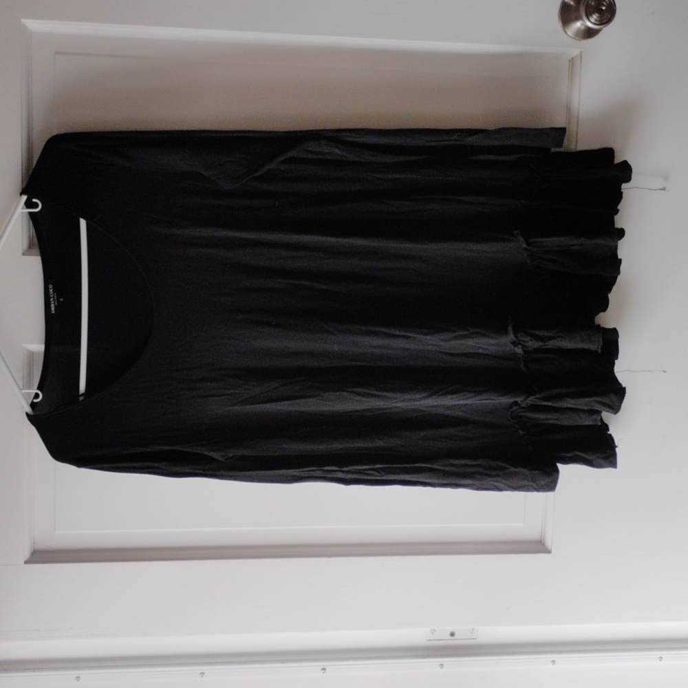 Black Long Sleeve Top by Urban Coco